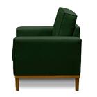 Kit Sofá 2 Lugares 1,80m E Poltrona Living Lavinia Linho Verd