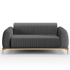 Kit Sofá 2 Lugares 150cm Com Poltrona Molino Pés D'ouro D02 L