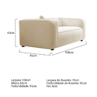 Kit Sofá 2 Lugares 160cm E Poltrona  Decorativa Escritório Or