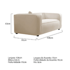 Kit Sofá 2 Lugares 160cm E Poltrona  Decorativa Escritório Or