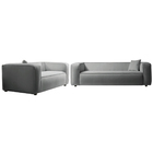 Kit Sofá 2 Lugares 160cm E Poltrona  Decorativa Escritório Or