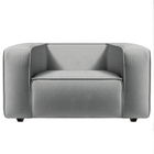 Kit Sofá 2 Lugares 160cm E Poltrona Decorativa Escritório Org