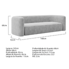 Kit Sofá 2 Lugares 160cm E Poltrona Orgânica Luxo Recepção Me