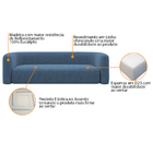 Kit Sofá 2 Lugares 160cm E Poltrona Orgânica Luxo Recepção Me