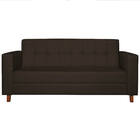 Kit Sofá 2 Lugares E 2 Poltronas Denver Corano Marrom - Doce