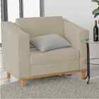 Kit Sofá 2 Lugares E 2 Poltronas Europa Corano Bege Amarena M