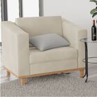 Kit Sofá 2 Lugares E 2 Poltronas Europa Suede Amarena Móveis