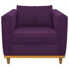 Kit Sofá 2 Lugares E 2 Poltronas Europa Suede Doce Sonho Móve