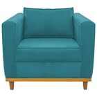 Kit Sofá 2 Lugares E 2 Poltronas Europa Suede Doce Sonho Móve