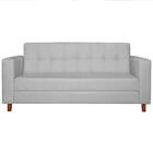 Kit Sofá 2 Lugares E Poltrona Denver Corano Branco - Doce Son