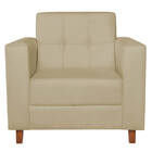 Kit Sofá 2 Lugares E Poltrona Denver Suede - Doce Sonho Móvei