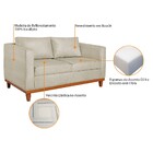 Kit Sofa 2 Lugares E Poltrona Europa Bouclé - Doce Sonho Móve