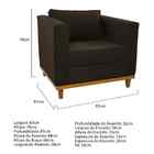 Kit Sofá 2 Lugares E Poltrona Europa Corano Doce Sonho Móveis