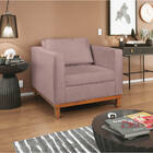 Kit Sofá 2 Lugares E Poltrona Europa Linho Doce Sonho Móveis