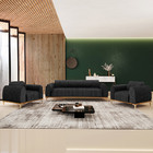 Kit Sofá 3 Lugares 180cm Com 2 Poltronas Molino Pés D'ouro D0