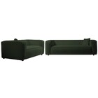 Kit Sofá 3 Lugares 180cm E Poltrona Decorativa Escritório Org