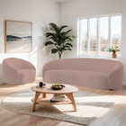 Kit Sofá 3 Lugares 180cm E Poltrona Orgânica Luxo Recepção Am