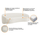 Kit Sofá 3 Lugares 180cm E Poltrona Orgânica Luxo Recepção Am