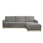 Kit Sofá 3 Lugares 2,10m Com Chaise E Poltrona Living Lavinia