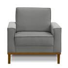 Kit Sofá 3 Lugares 2,60m Com Chaise Esquerdo E Poltrona Livin