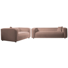 Kit Sofá 3 Lugares 200cm E Poltrona Decorativa Escritório Org