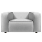 Kit Sofá 3 Lugares 200cm E Poltrona Decorativa Escritório Org