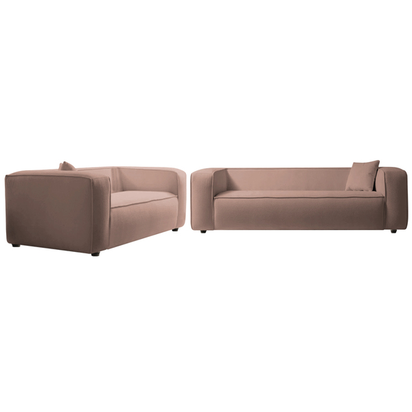 Kit Sofá 3 Lugares 200cm E Poltrona Decorativa Escritório Org