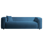 Kit Sofá 3 Lugares 200cm E Poltrona Decorativa Escritório Org