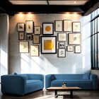 Kit Sofá 3 Lugares 200cm E Poltrona Decorativa Escritório Org