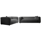 Kit Sofá 3 Lugares 200cm E Poltrona Decorativa Escritório Org