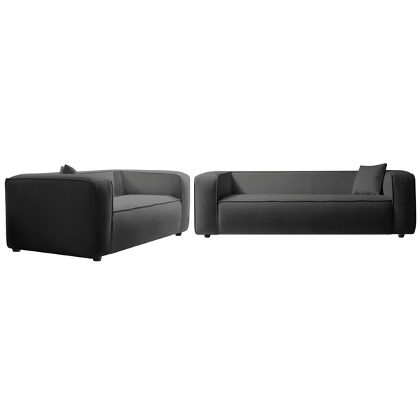 Kit Sofá 3 Lugares 200cm E Poltrona Decorativa Escritório Org