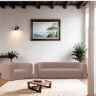 Kit Sofá 3 Lugares 200cm E Poltrona Orgânica Luxo Recepção Me