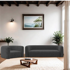 Kit Sofá 3 Lugares 200cm E Poltrona Orgânica Luxo Recepção Me