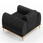 Kit Sofá 3 Lugares 210cm Com 2 Poltronas Molino Pés D'ouro D0