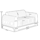 Kit Sofá 3 Lugares 210cm Com 2 Poltronas Molino Pés D'ouro D0