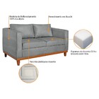 Kit Sofa 3 Lugares E 2 Poltronas Europa 180 Cm Bouclé - Doce