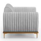 Kit Sofá 3 Lugares Sala Estar 180cm E Poltrona Molino Pés D'o