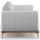 Kit Sofá 3 Lugares Sala Estar 210cm E Poltrona Molino Pés D'o