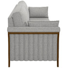 Kit Sofá 3 Lugares Sala Estar 222 Com Poltrona Stefan Pés Mad