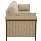 Kit Sofá 3 Lugares Sala Estar 222 Com Poltrona Stefan Pés Mad