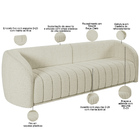 Kit Sofá 4 Lugares Para Sala 252cm Com 01 Poltrona Lazio M03