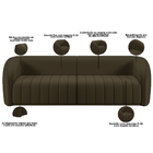 Kit Sofá 4 Lugares Para Sala 252cm Com 02 Poltronas Lazio M03