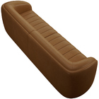 Kit Sofá 4 Lugares Para Sala 252cm Com 02 Poltronas Lazio M03