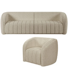 Kit Sofá 4 Lugares Para Sala 292cm Com 01 Poltrona Lazio M03