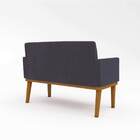 Kit Sofá Com Base Reforçada + 2 Poltronas Sala De Estar Cinza