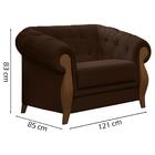 Kit Sofa E Poltrona Decorativa Murano Veludo Moll
