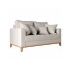 Kit Sofá E Poltrona Decorativo Beni 1 80cm Beni Base Madeira