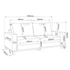 Kit Sofá Living 3 Lugares 1,80m Poltrona Veludo Alpino Grafite