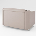 Kit Sofá Namoradeira + 02 Poltrona Tilla Sala Quarto Clinica