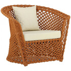 Kit Sofá Poltronas E Mesa Flórida Em Alumínio Trama Original